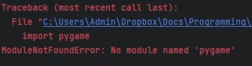 module not found error